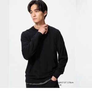Uniqlo Cashmere Sweater Men's Black